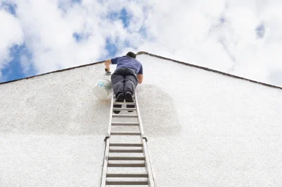 Peinture extérieure aux Vastres — façades et ravalement